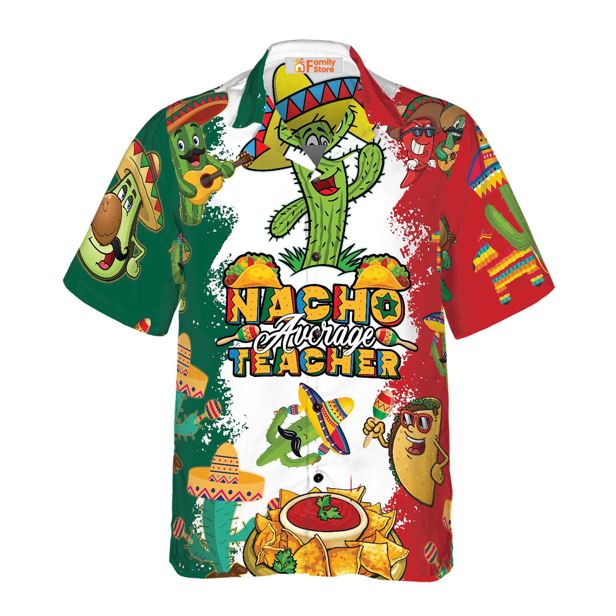 Nacho Average Teacher Hawaiian Shirt