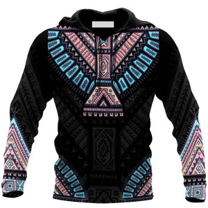 Native American Culture Black Color Hoodie For Men And Women