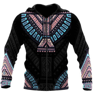 Native American Culture Black Color Hoodie For Men And Women