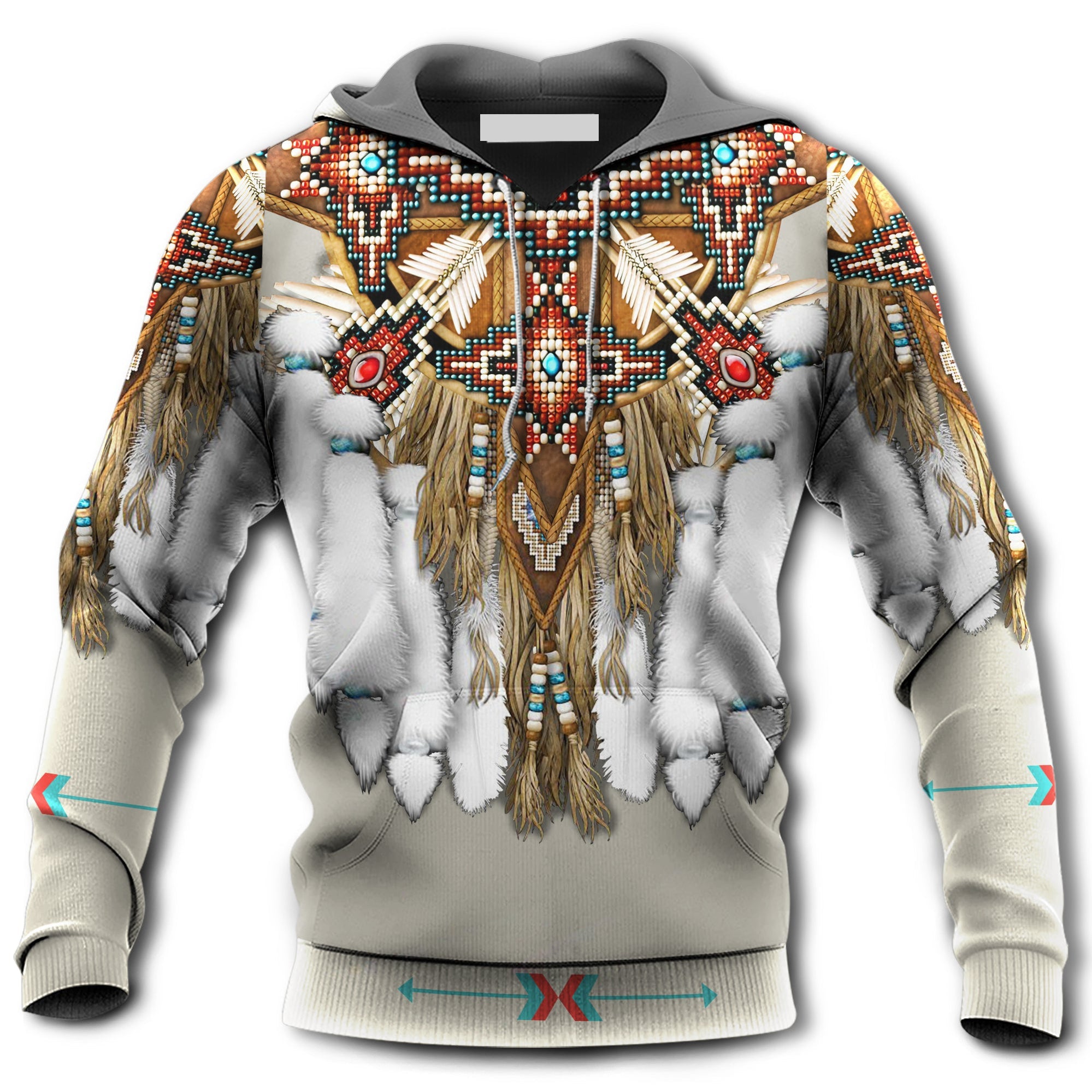 Native American Culture Feather Hoodie For Men & Women