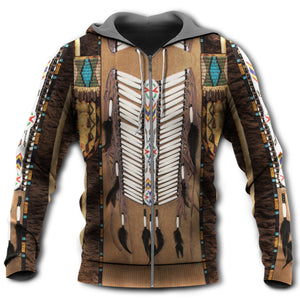 Native American Culture Pattern Hoodie For Men & Women