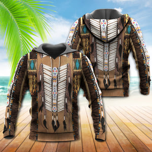 Native American Culture Pattern Hoodie For Men & Women