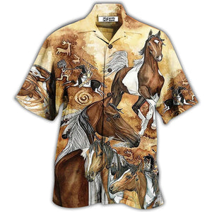 Native American Horse - Hawaiian Shirt