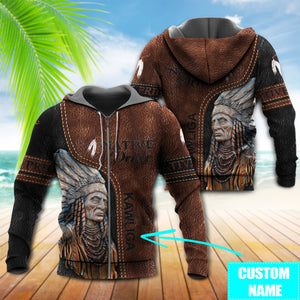 Personalized Native American Man Pride - Hoodie For Men & Women