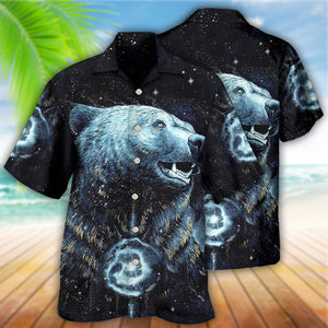 Native Style Love Peace Bear So Cool - Hawaiian Shirt