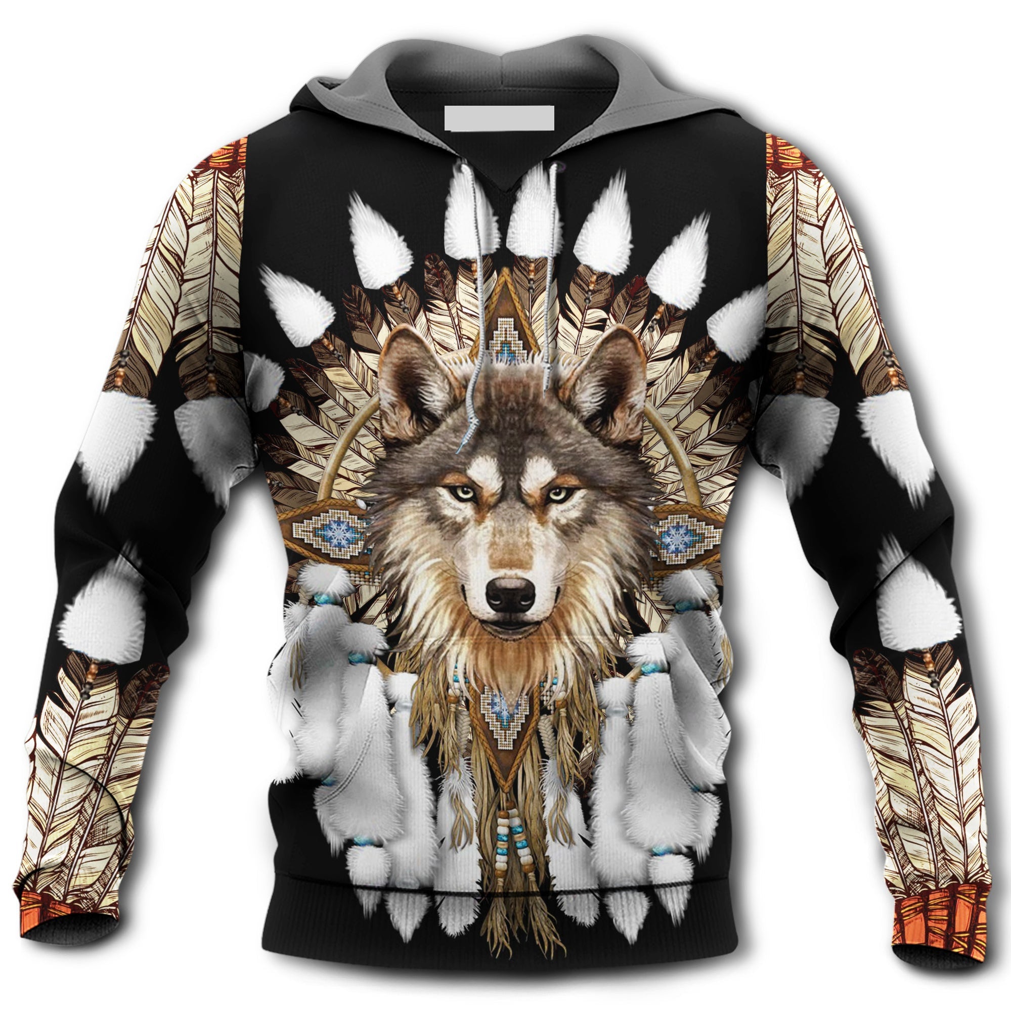 Native Wolf And Feather So Amazing - Hoodie For Men & Women