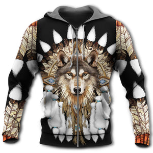 Native Wolf And Feather So Amazing - Hoodie For Men & Women