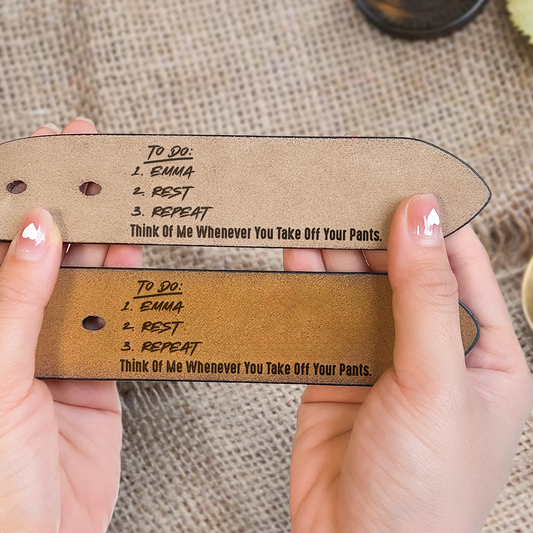 Naughty To Do List For Husband_ Boyfriend Personalized Engraved Leather Belt_5