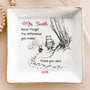 Never Forget The Difference You Make Appreciation Gift Personalized Jewelry Dish_1