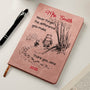 Never Forget The Difference You Make Teacher Gift Personalized Leather Journal_4