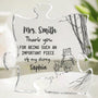 Never Forget You Are The Piece That Made The Difference Thank You Gift For Teacher_ Coworker_ Mentor Personalized Acrylic Plaque 1