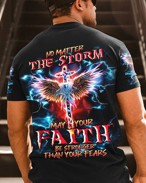 No Matter The Storm - Men's All Over Print Shirt - AT407009