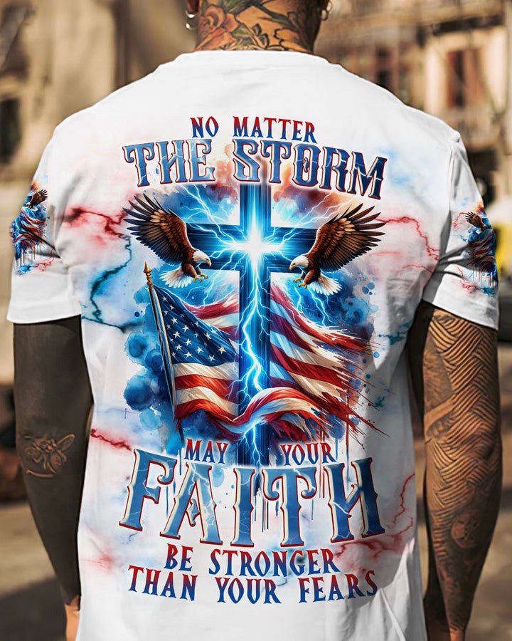 NoMatterTheStormEagle Men_sAllOverPrintShirt_4