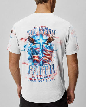 No Matter The Storm Eagle - Men's All Over Print Shirt - AT4080506