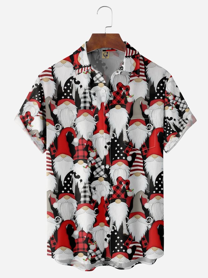 Christmas Gnome With Many Hats - For Men And Women - Hawaiian Shirt