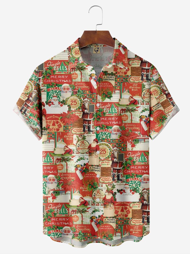 Merry Christmas Jingle Bells  Santa - For Men And Women - Hawaiian Shirt