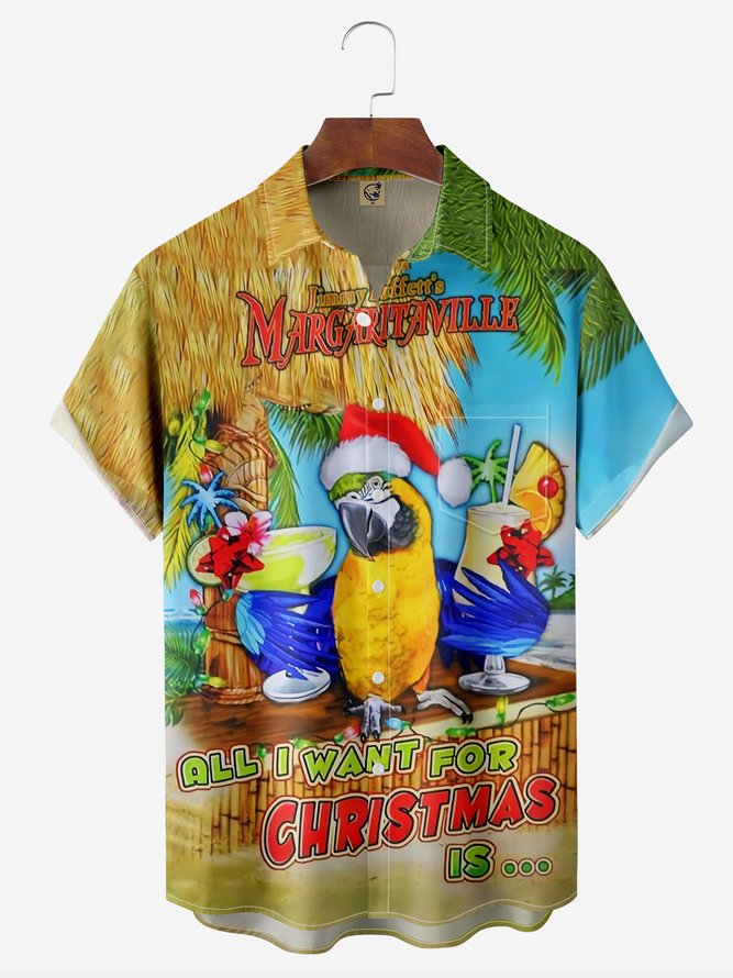 Margaritaville All I Want For Christmas Is - Hawaiian Shirt