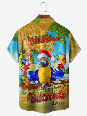 Margaritaville All I Want For Christmas Is - Hawaiian Shirt