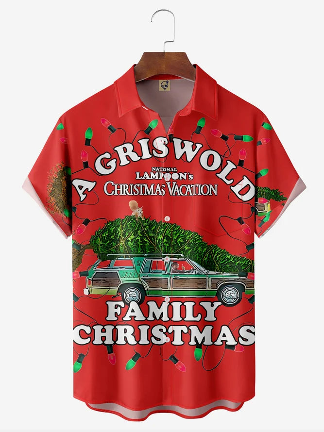A Grisworld Family Christmas Vacation Pine Tree On The Car - Hawaiian Shirt