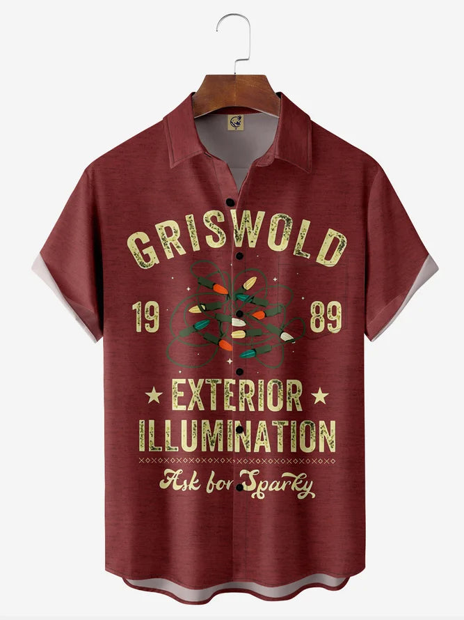 Griswold Exterior Illumination Ask For Sparky - Hawaiian Shirt