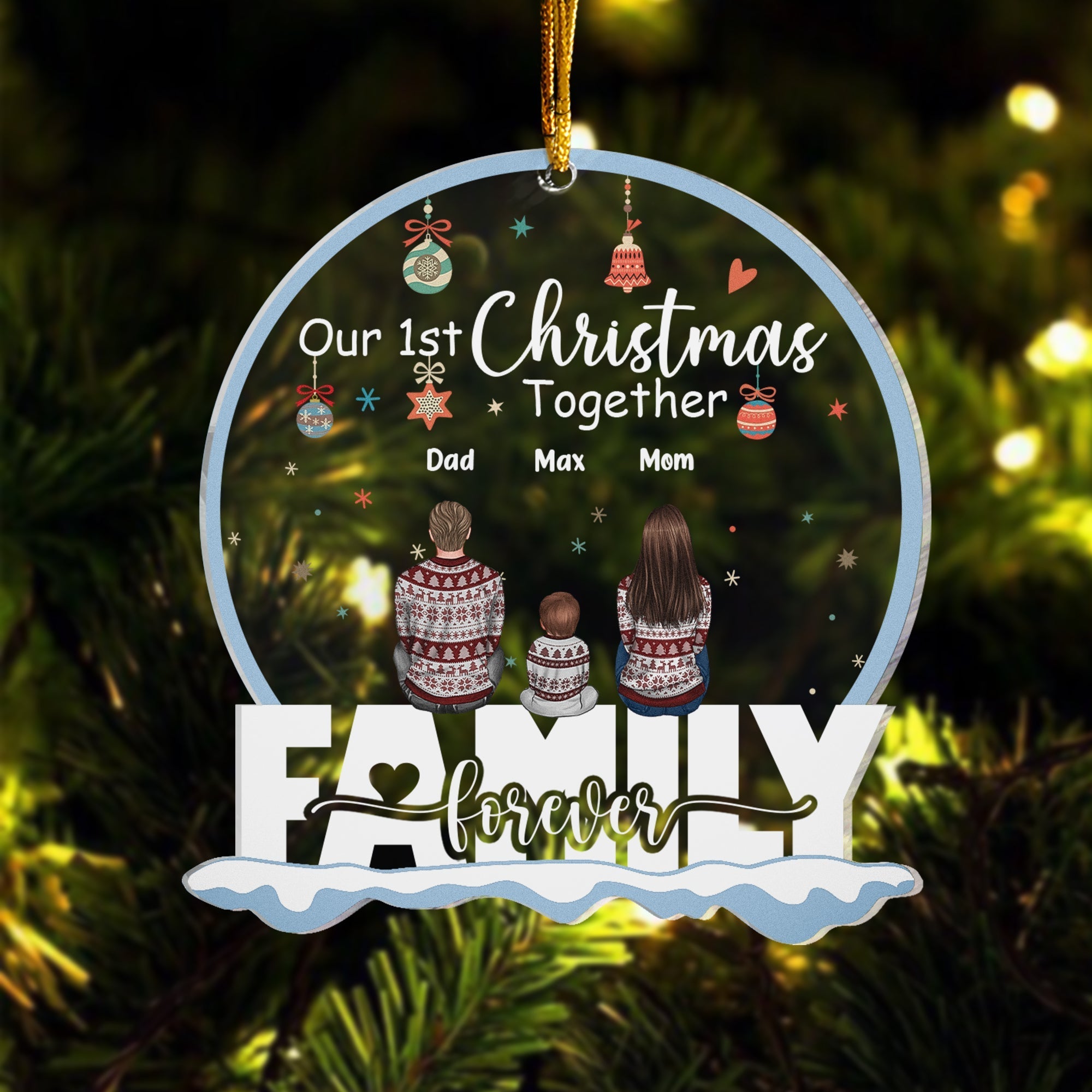 Our Christmas Together Personalized Custom Shaped Acrylic Ornament Christmas Gift For Family Newly Wed Couple Boyfriend Girlfriend Husband Wife_1_de9c4184 ddf5 43e7 b73f ced630392340