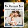 Our First Christmas As_ For 1St Baby_ New Parents_ New Grandparents Personalized Acrylic Photo Ornament_1