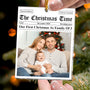 Our First Christmas As_ For 1St Baby_ New Parents_ New Grandparents Personalized Acrylic Photo Ornament_2