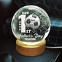 OurFirstFather_sDaySoccerLovers PersonalizedCrystalGlobeLamp MI274 VKT757 MK2