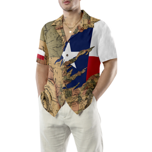 Patriotic Texas Flag Hawaiian Shirt For Men