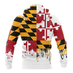 Maryland Flag Hoodie For Men And Women