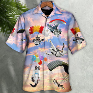 Parasailing A Good Pilot Is A Cat Pilot - Hawaiian Shirt