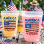 Patriotic250thAnniversaryFamilyNames PersonalizedFrostedCups TI388 VKT847 MKDEF