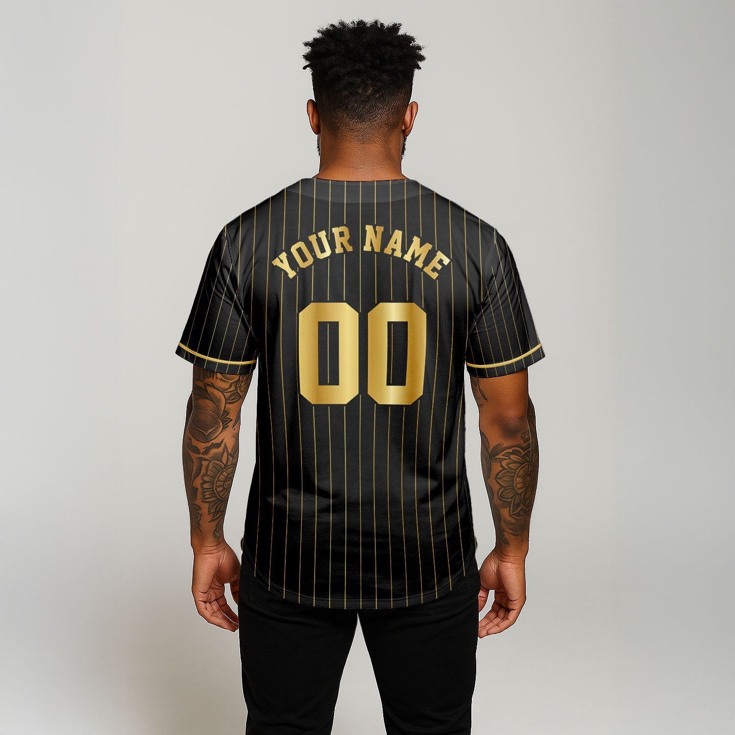 PersonalizedBlackKingBaseballJersey8