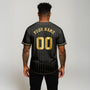 PersonalizedBlackKingBaseballJersey8