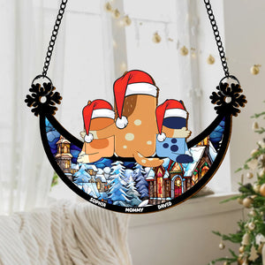 Personalized Buey Dog Christmas Gifts For Mom Suncatcher Ornament - TM02 DN100