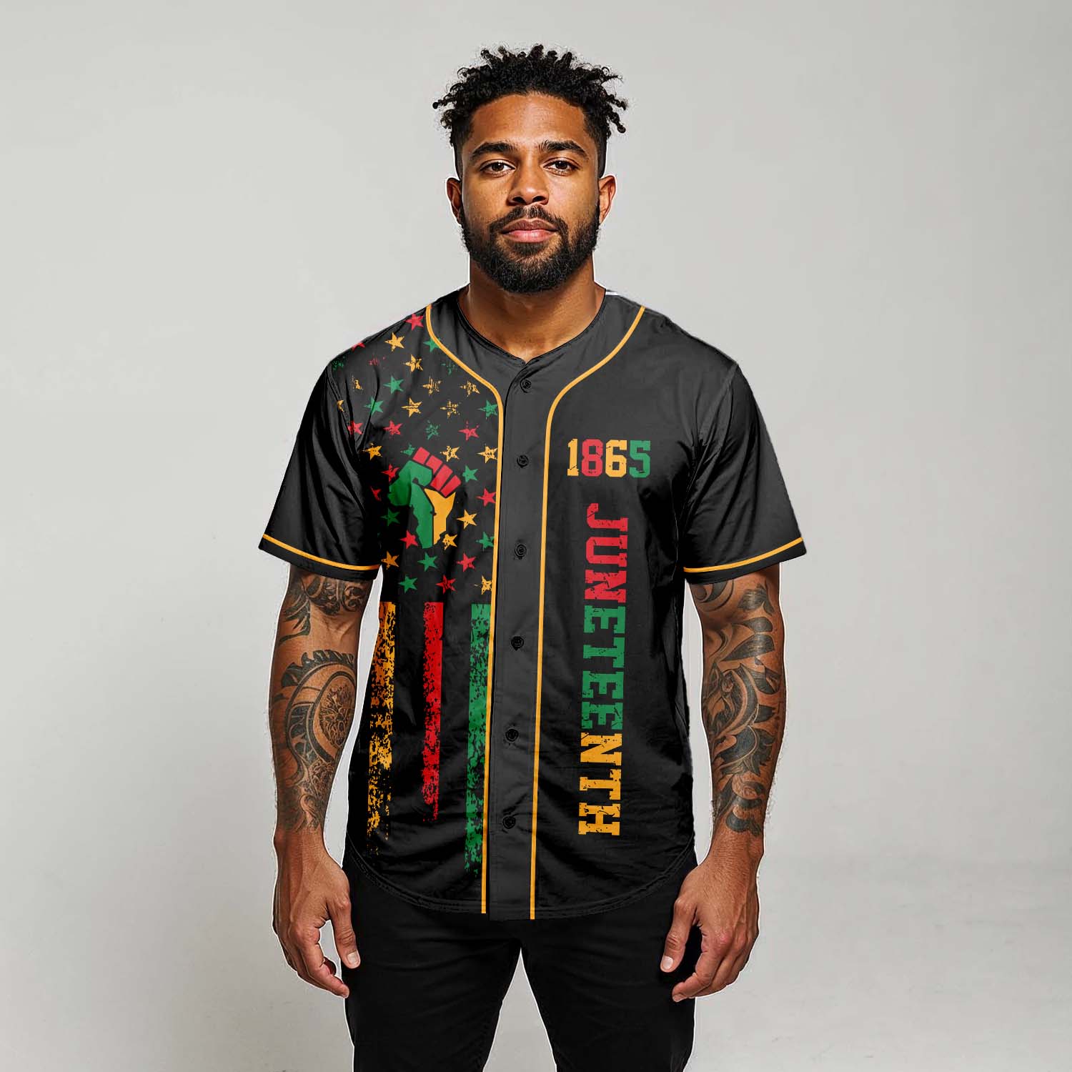 PersonalizedJuneteenthIsMyIndependenceDayBaseballJersey2