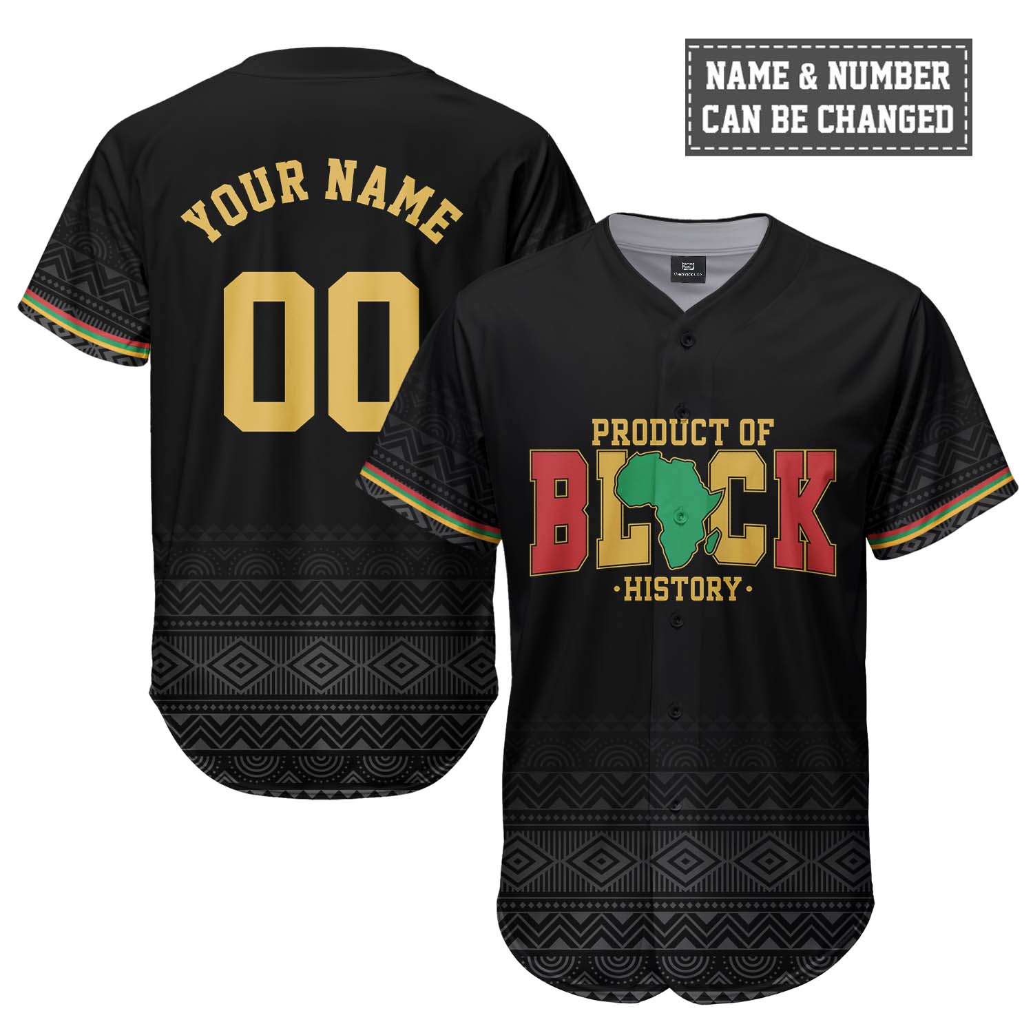 PersonalizedProductOfBlackHistoryBaseballJersey1