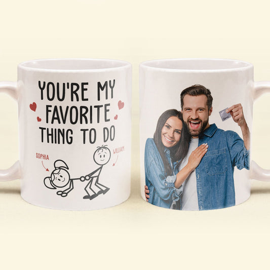 Photo Inserted_ You Are My Favorite Thing To Do Personalized Mug1