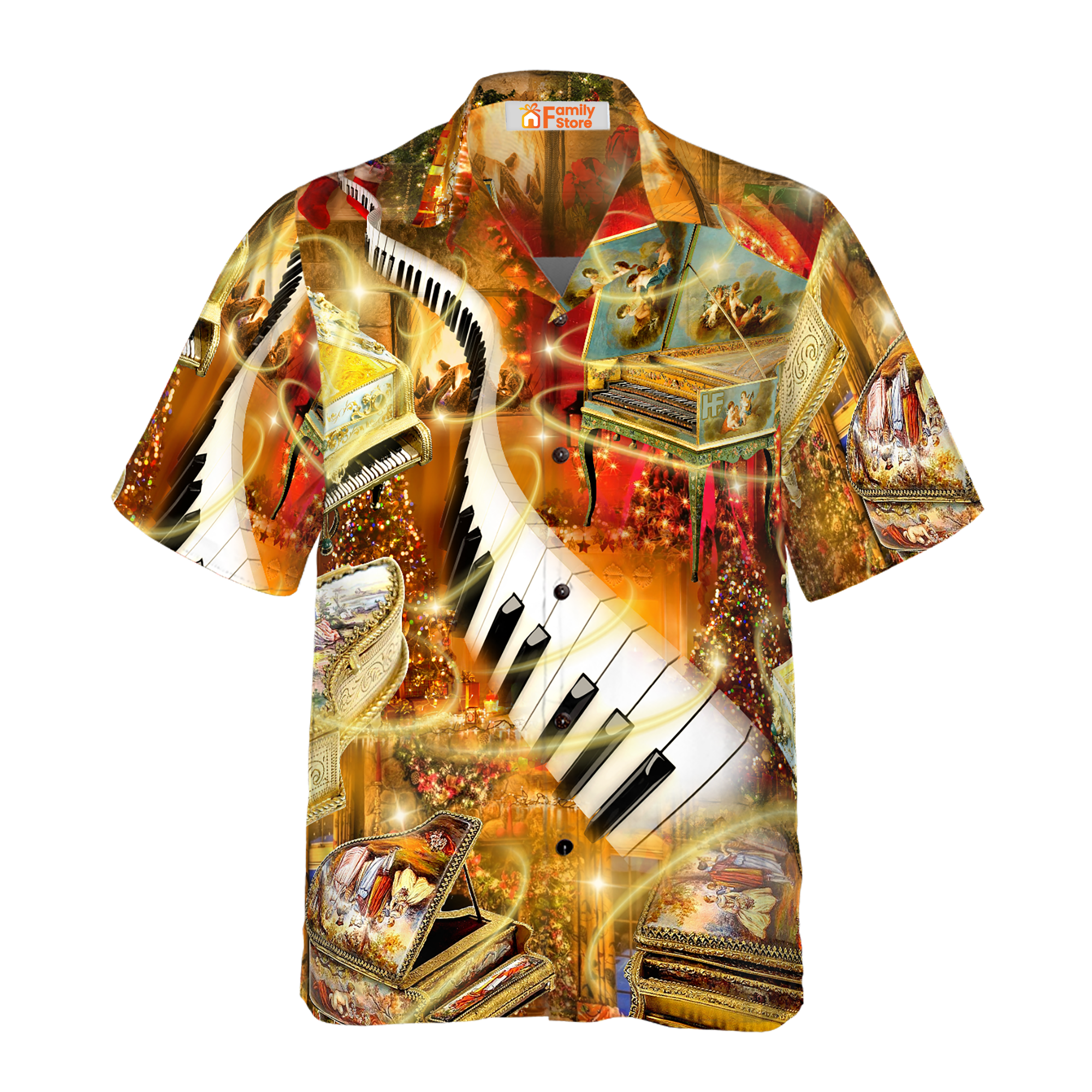 Piano Is My Passion Hawaiian Shirt