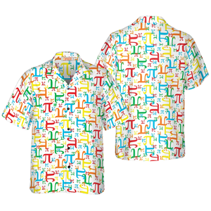 Pieces Of Pi Math Teacher Shirt For Men V1 Hawaiian Shirt