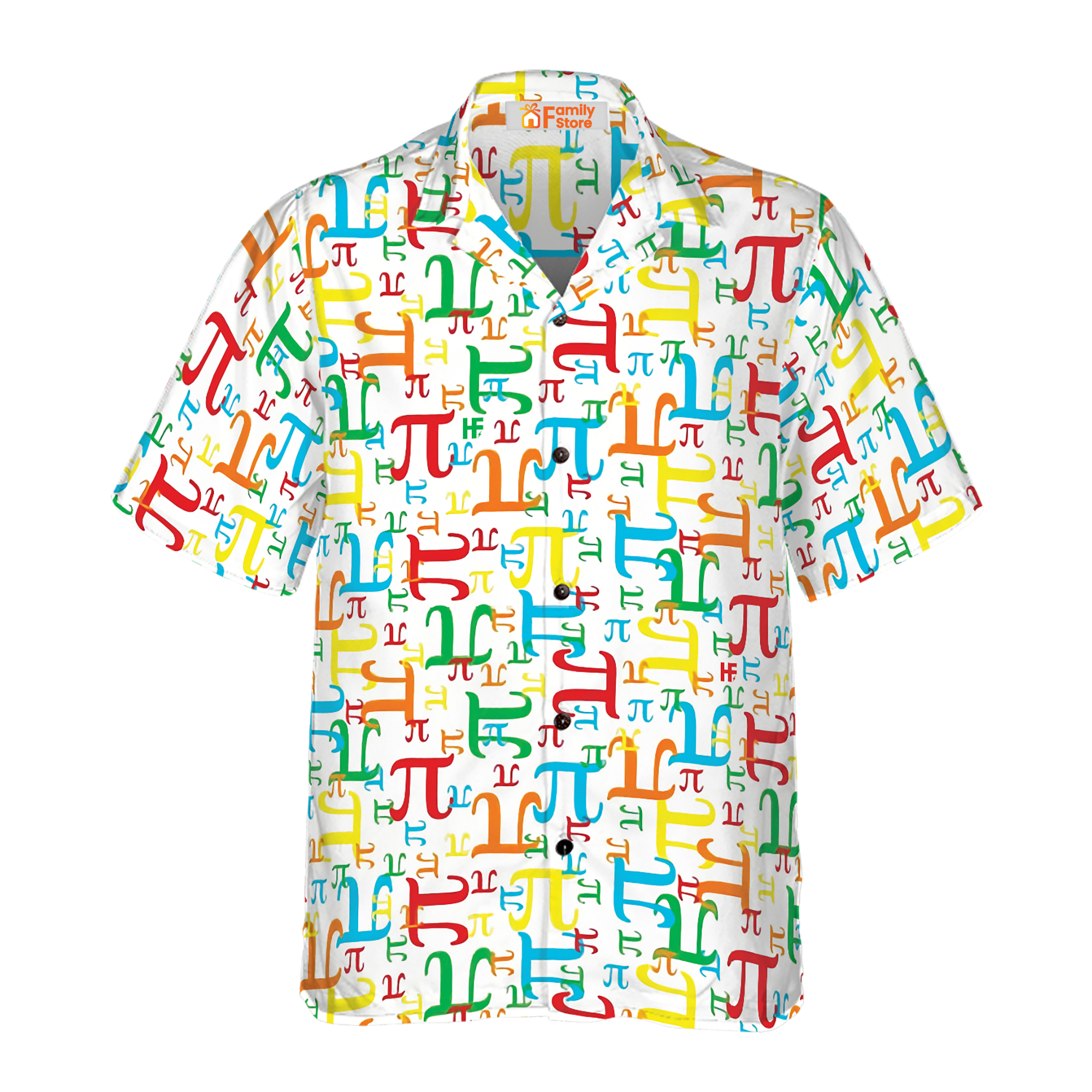 Pieces Of Pi Math Teacher Shirt For Men V1 Hawaiian Shirt