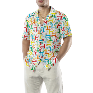 Pieces Of Pi Math Teacher Shirt For Men V1 Hawaiian Shirt