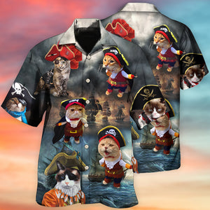 Pirate Cat Style So Cute - Hawaiian Shirt