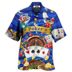 Poker Gambling Born To Play Poker Forced To Work Love Play - Hawaiian Shirt