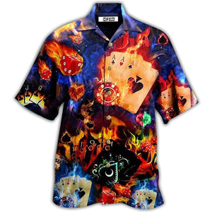 Poker Gambling Life Like Poker Has An Element Of Risk - Hawaiian Shirt