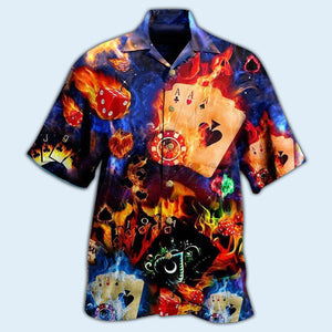 Poker Gambling Life Like Poker Has An Element Of Risk - Hawaiian Shirt