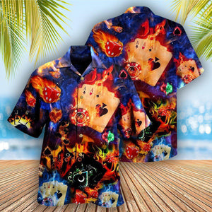 Poker Gambling Life Like Poker Has An Element Of Risk - Hawaiian Shirt