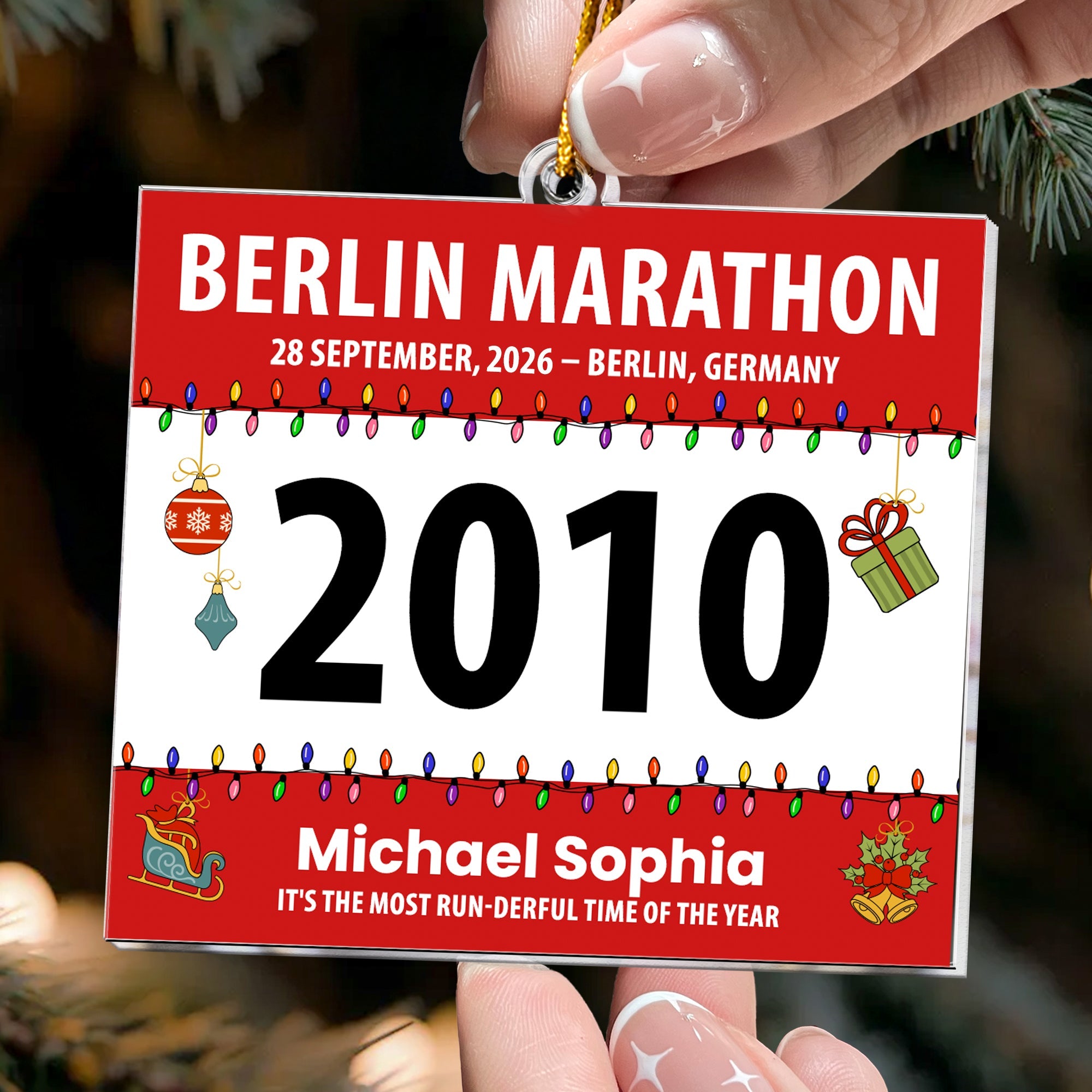 Race Bib For Runner Personalized Acrylic Ornament_2_e25d219b 9e87 4e39 b73b 751c1930861d