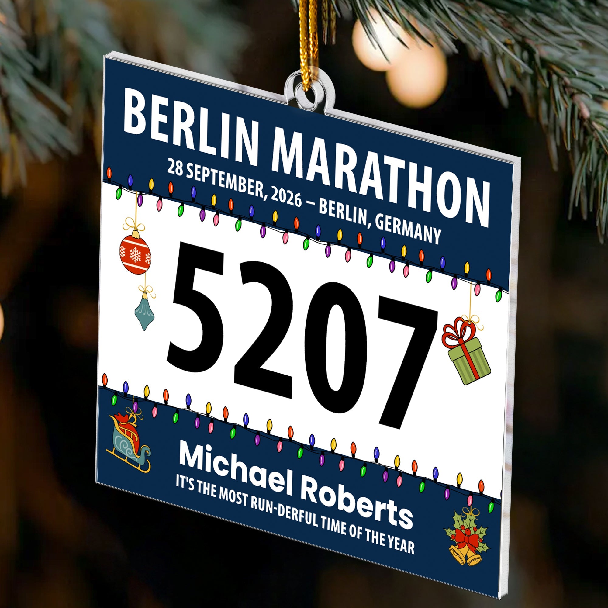 Race Bib For Runner Personalized Acrylic Ornament_3_8e51e066 c5b3 444f 9007 42018b77d8a1