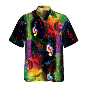 Rainbow Guitars Hawaiian Shirt